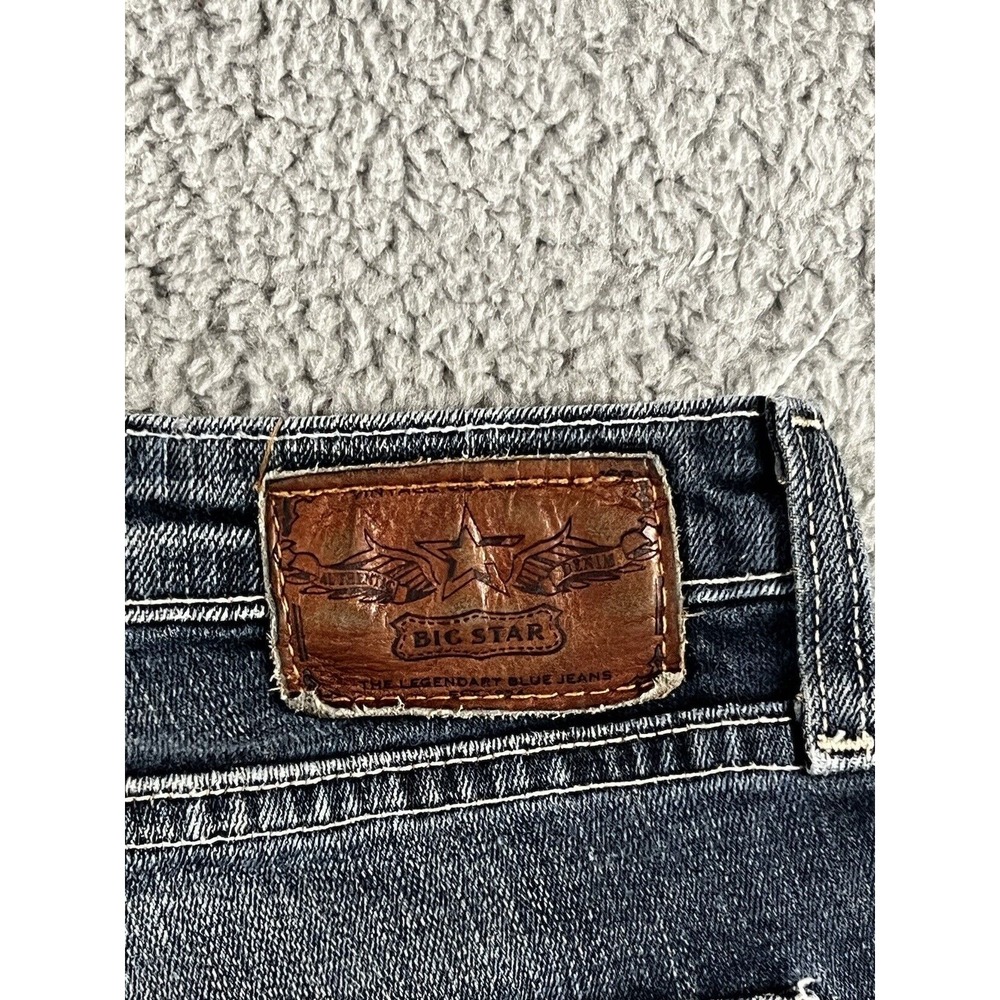 Big Star Jeans Womens 29 Low Rise Cut Off Capri Jenae Denim Pants - Picture 4 of 12